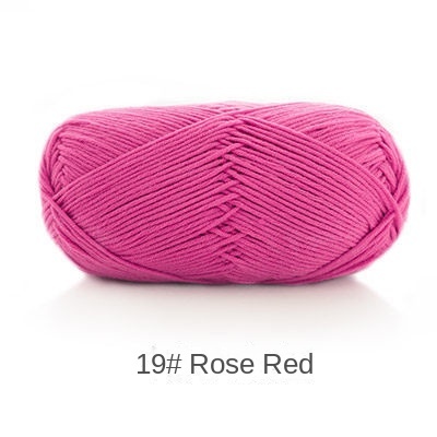 5-ply combed Cotton &  Acrylic hand knitting yarn 100g hand-woven gift crochet rod hat scarf sweater handmade gift diy clothes bag-HOOKSTH