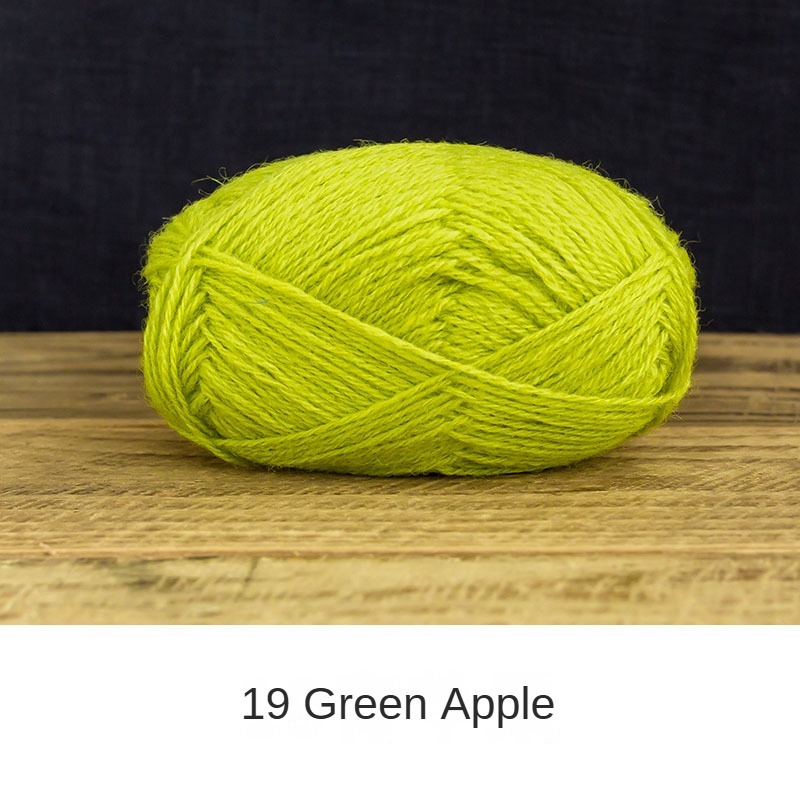 Delan wool yarn hand-woven gift crochet rod hat scarf sweater handmade gift diy clothes bag-HOOKSTH