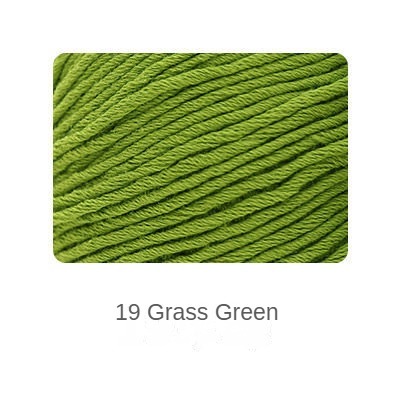 Organic cotton yarn hand knitting yarn 50g hand-woven gift crochet rod hat scarf sweater handmade gift diy clothes bag-HOOKSTH