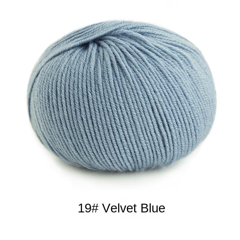 Morandi 6# Australian Merino wool yarn hand-woven gift crochet rod hat scarf sweater handmade gift diy clothes bag-HOOKSTH