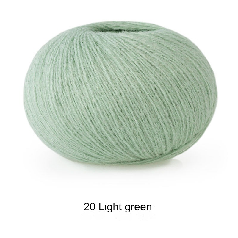 Alpaca yarn hand-woven gift crochet rod hat scarf sweater handmade gift diy clothes bag-HOOKSTH