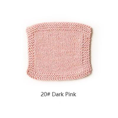 Wool cotton hand-made cotton yarn hand-woven gift crochet rod hat scarf sweater handmade gift diy clothes bag-HOOKSTH