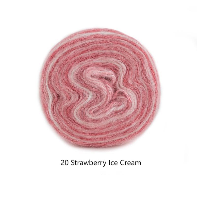 Impression sunrise wool cotton yarn hand-woven gift crochet rod hat scarf sweater handmade gift diy clothes bag-HOOKSTH