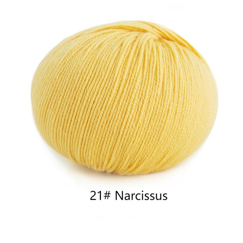 Morandi 4# Australian Merino wool yarn hand-woven gift crochet rod hat scarf sweater handmade gift diy clothes bag-HOOKSTH