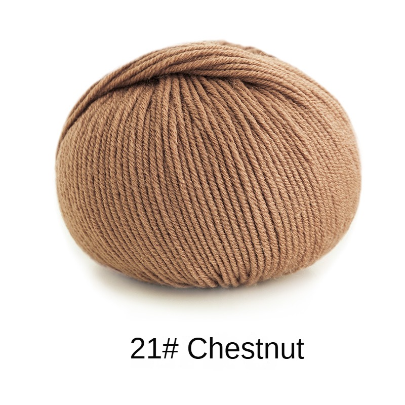 Su Su Sister home Morandi 6# Australian Merino wool thread hand-woven clothes hat scarf wool ball