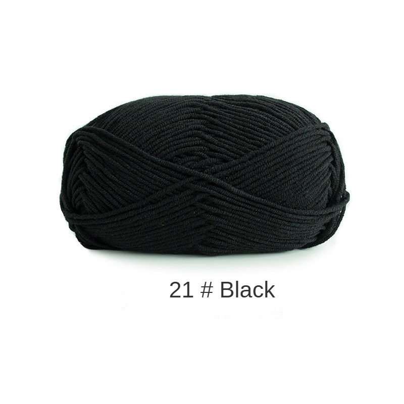 Su Su sister home wool 4 strands milk combed cotton wool ball hand-knitted a package of 10 ball crochet rod