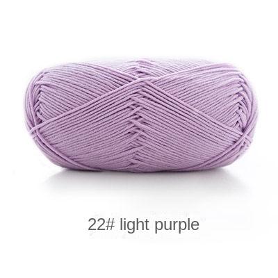 5-ply combed Cotton &  Acrylic hand knitting yarn 100g hand-woven gift crochet rod hat scarf sweater handmade gift diy clothes bag-HOOKSTH