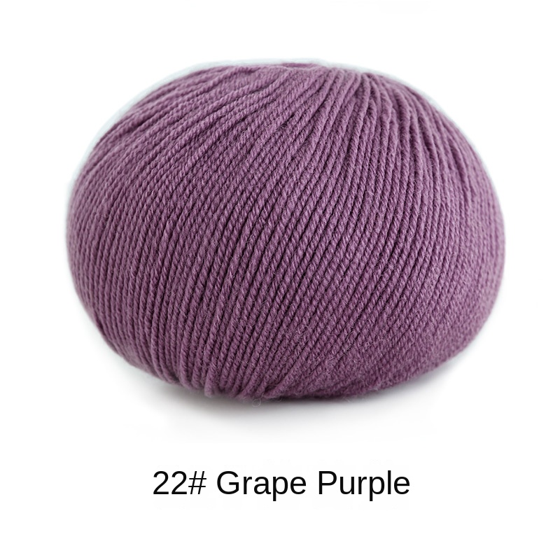 Morandi 4# Australian Merino wool yarn hand-woven gift crochet rod hat scarf sweater handmade gift diy clothes bag-HOOKSTH