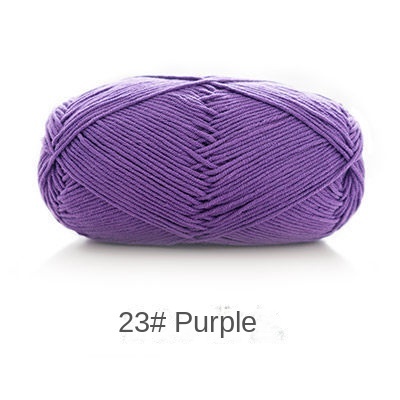 5-ply combed Cotton &  Acrylic hand knitting yarn 100g hand-woven gift crochet rod hat scarf sweater handmade gift diy clothes bag-HOOKSTH