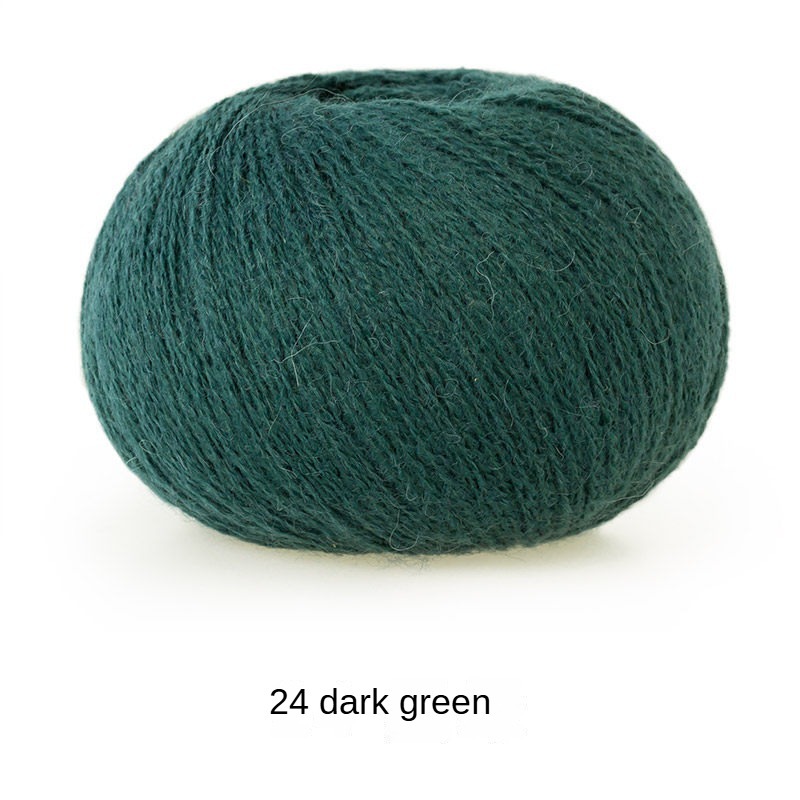 Alpaca yarn hand-woven gift crochet rod hat scarf sweater handmade gift diy clothes bag-HOOKSTH