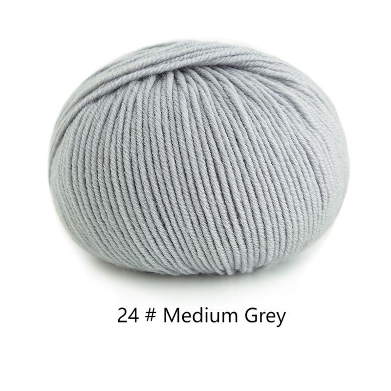 Morandi 6# Australian Merino wool yarn hand-woven gift crochet rod hat scarf sweater handmade gift diy clothes bag-HOOKSTH