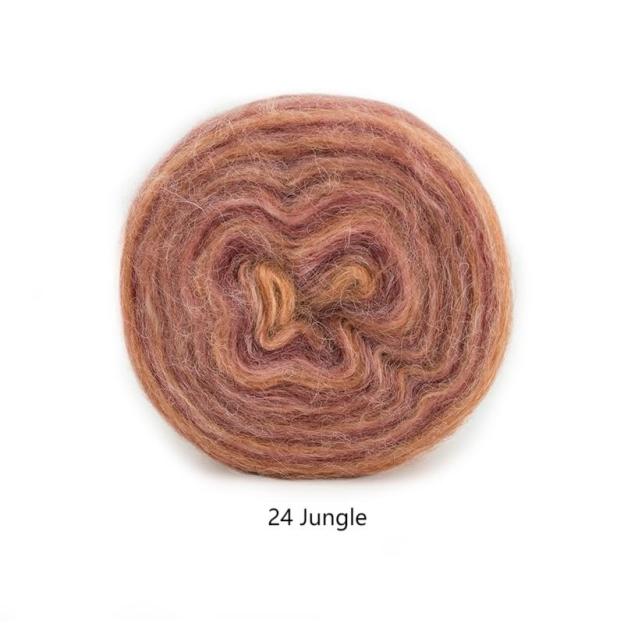 Impression sunrise wool cotton yarn hand-woven gift crochet rod hat scarf sweater handmade gift diy clothes bag-HOOKSTH