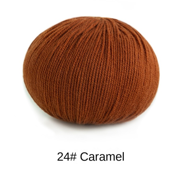 Morandi 4# Australian Merino wool yarn hand-woven gift crochet rod hat scarf sweater handmade gift diy clothes bag-HOOKSTH
