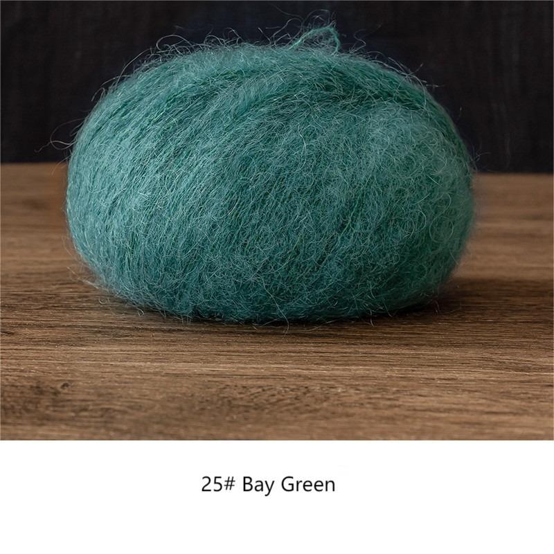 South African Mohair wool yarn hand-woven gift crochet rod hat scarf sweater handmade gift diy clothes bag-HOOKSTH