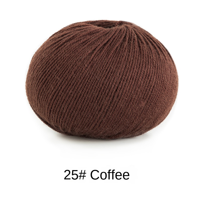 Morandi 4# Australian Merino wool yarn hand-woven gift crochet rod hat scarf sweater handmade gift diy clothes bag-HOOKSTH