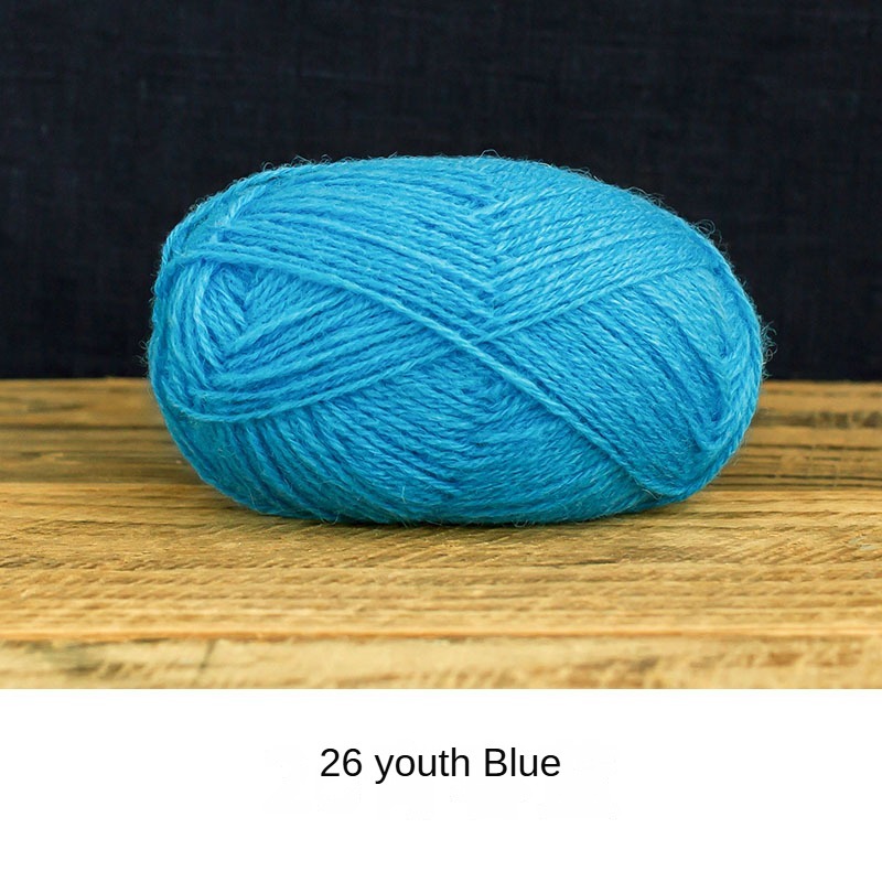 Delan wool yarn hand-woven gift crochet rod hat scarf sweater handmade gift diy clothes bag-HOOKSTH