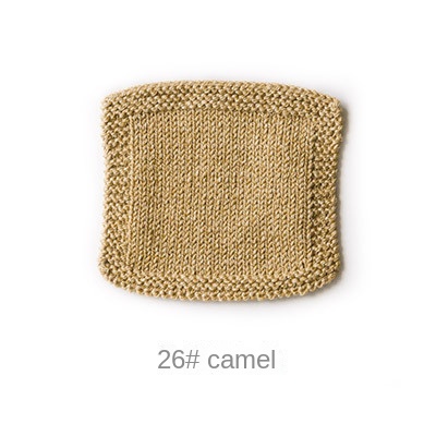 Wool cotton hand-made cotton yarn hand-woven gift crochet rod hat scarf sweater handmade gift diy clothes bag-HOOKSTH