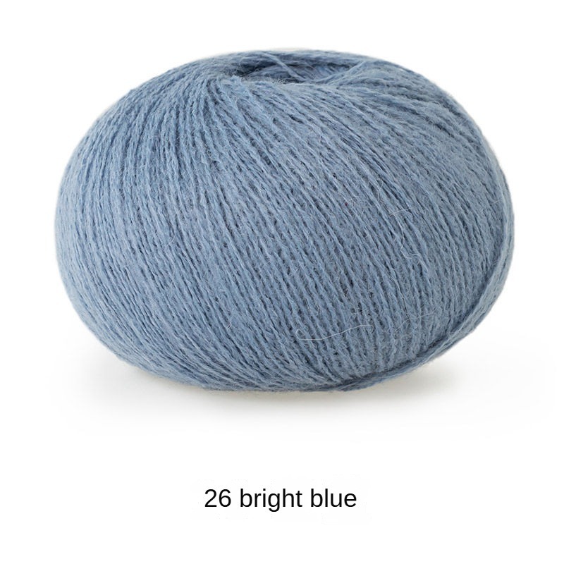 Alpaca yarn hand-woven gift crochet rod hat scarf sweater handmade gift diy clothes bag-HOOKSTH