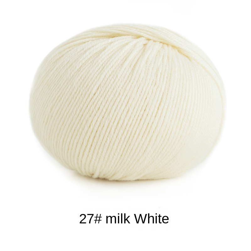 Morandi 4# Australian Merino wool yarn hand-woven gift crochet rod hat scarf sweater handmade gift diy clothes bag-HOOKSTH