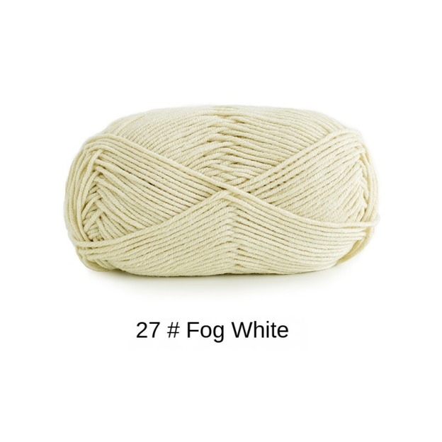 4-ply combed Cotton &  Acrylic hand knitting yarn 50g hand-woven gift crochet rod hat scarf sweater handmade gift-HOOKSTH