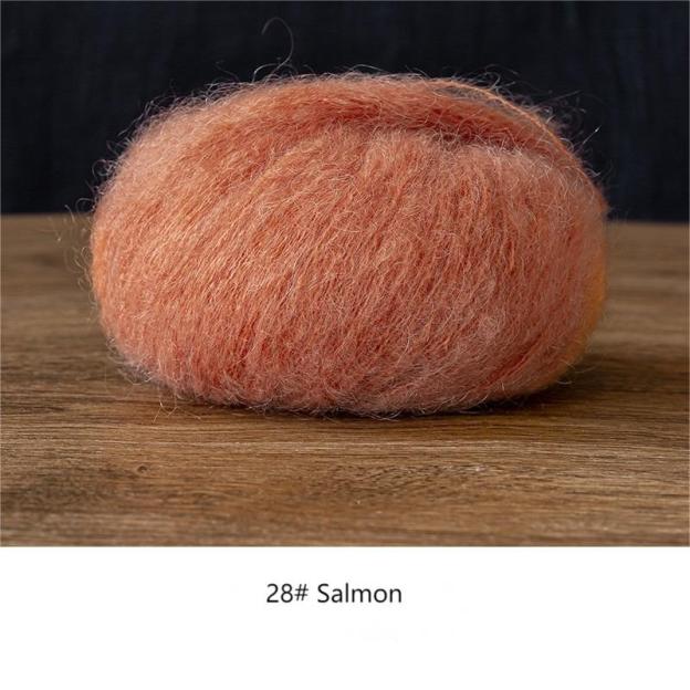 South African Mohair wool yarn hand-woven gift crochet rod hat scarf sweater handmade gift diy clothes bag-HOOKSTH