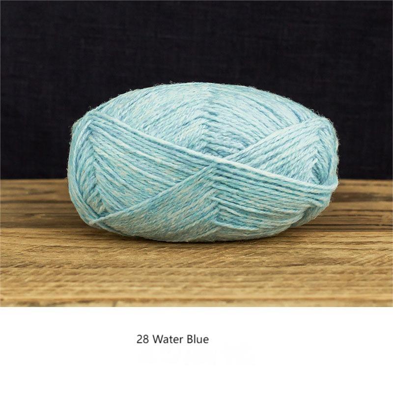 Delan wool yarn hand-woven gift crochet rod hat scarf sweater handmade gift diy clothes bag-HOOKSTH