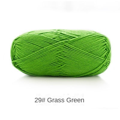 5-ply combed Cotton &  Acrylic hand knitting yarn 100g hand-woven gift crochet rod hat scarf sweater handmade gift diy clothes bag-HOOKSTH