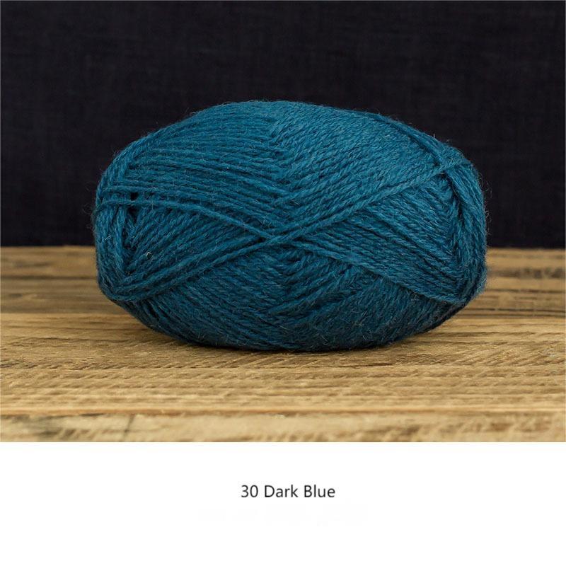 Delan wool yarn hand-woven gift crochet rod hat scarf sweater handmade gift diy clothes bag-HOOKSTH