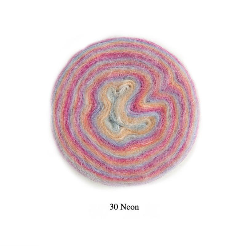 Impression sunrise wool cotton yarn hand-woven gift crochet rod hat scarf sweater handmade gift diy clothes bag-HOOKSTH