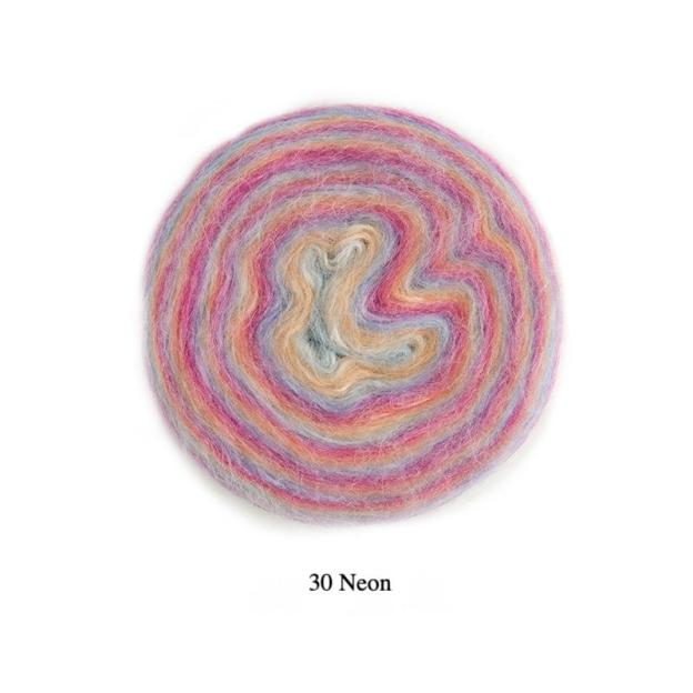 Impression sunrise wool cotton yarn hand-woven gift crochet rod hat scarf sweater handmade gift diy clothes bag-HOOKSTH