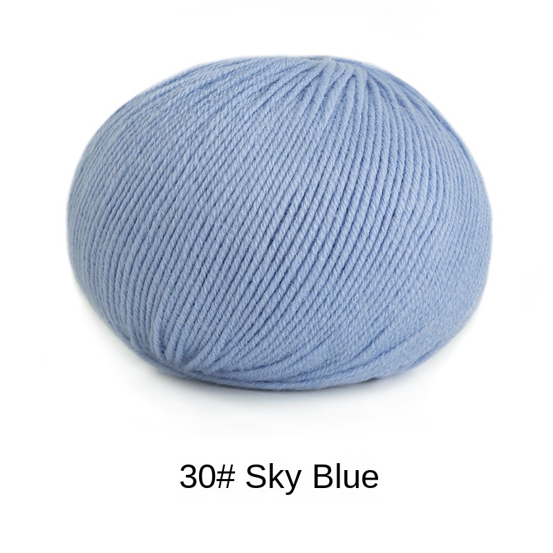 Morandi 4# Australian Merino wool yarn hand-woven gift crochet rod hat scarf sweater handmade gift diy clothes bag-HOOKSTH