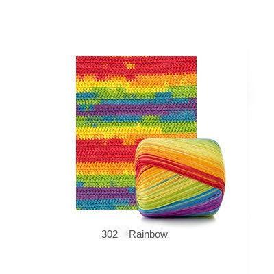 Fancy Dyeing Lace Yarn hand knitting yarn 50g hand-woven gift crochet rod hat scarf sweater handmade gift diy clothes bag-HOOKSTH