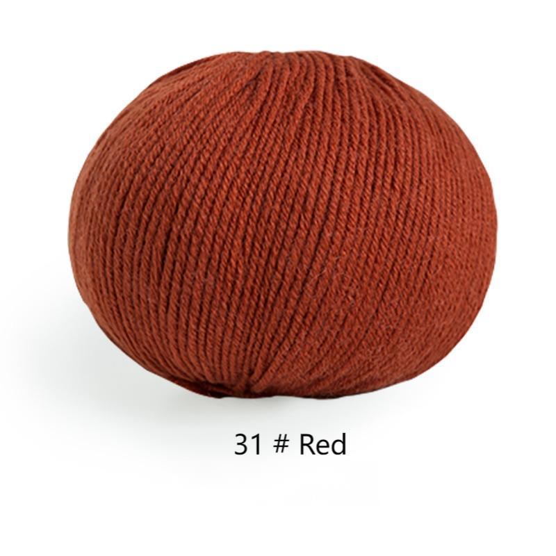 Morandi 6# Australian Merino wool yarn hand-woven gift crochet rod hat scarf sweater handmade gift diy clothes bag-HOOKSTH
