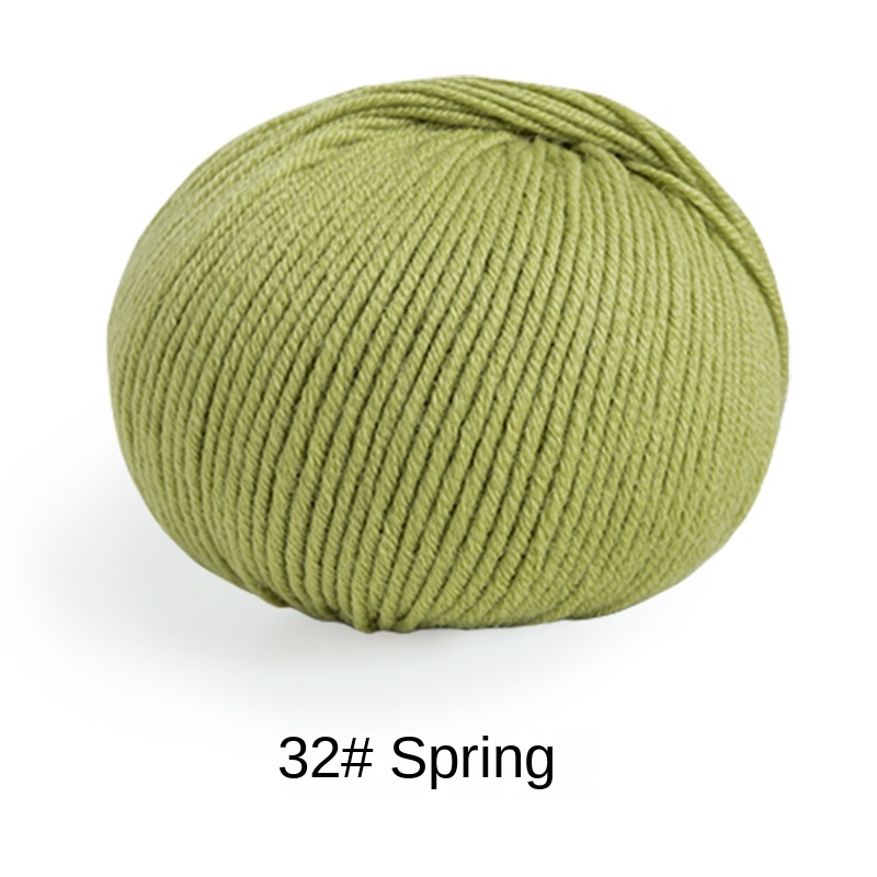 Morandi 6# Australian Merino wool yarn hand-woven gift crochet rod hat scarf sweater handmade gift diy clothes bag-HOOKSTH