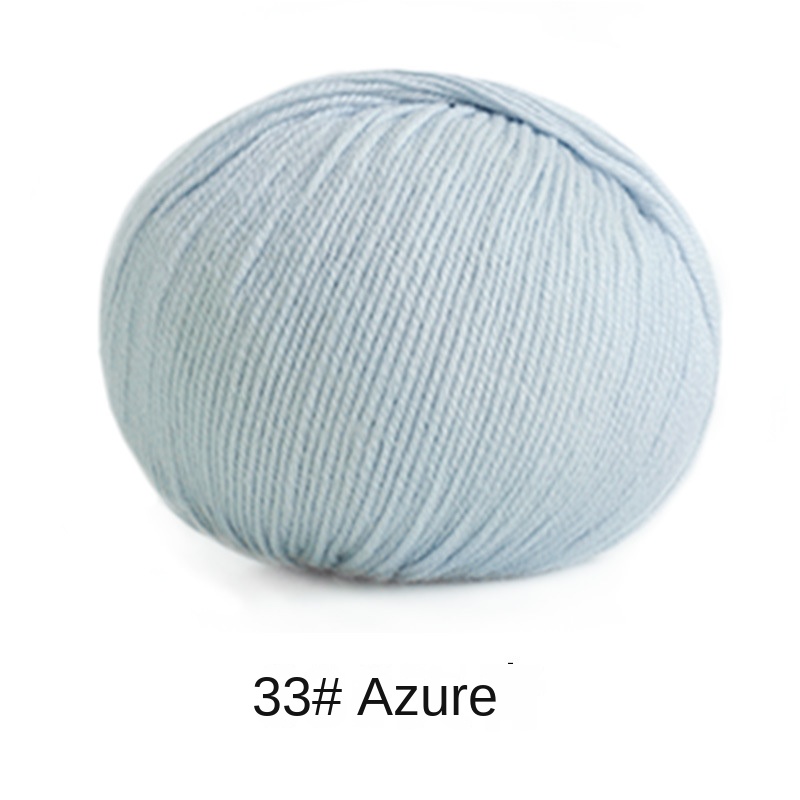 Morandi 4# Australian Merino wool yarn hand-woven gift crochet rod hat scarf sweater handmade gift diy clothes bag-HOOKSTH