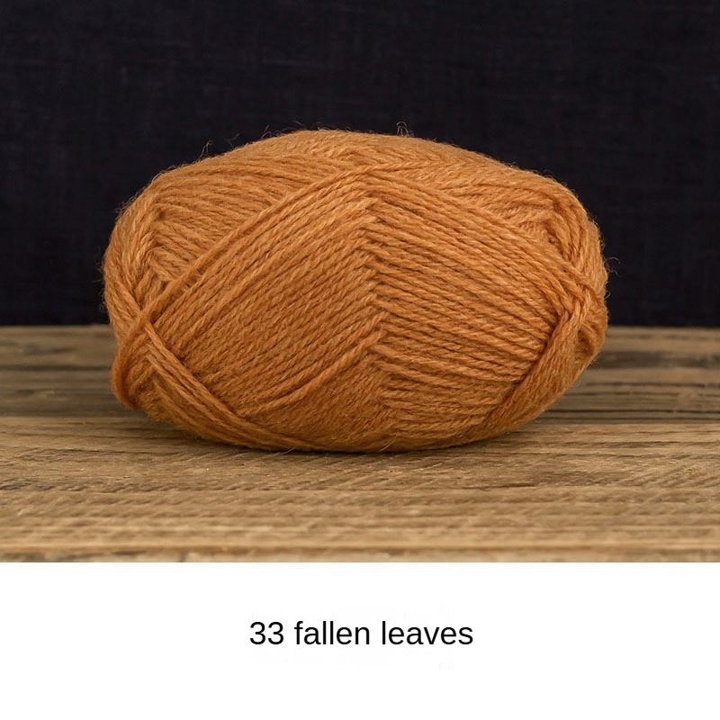 Delan wool yarn hand-woven gift crochet rod hat scarf sweater handmade gift diy clothes bag-HOOKSTH