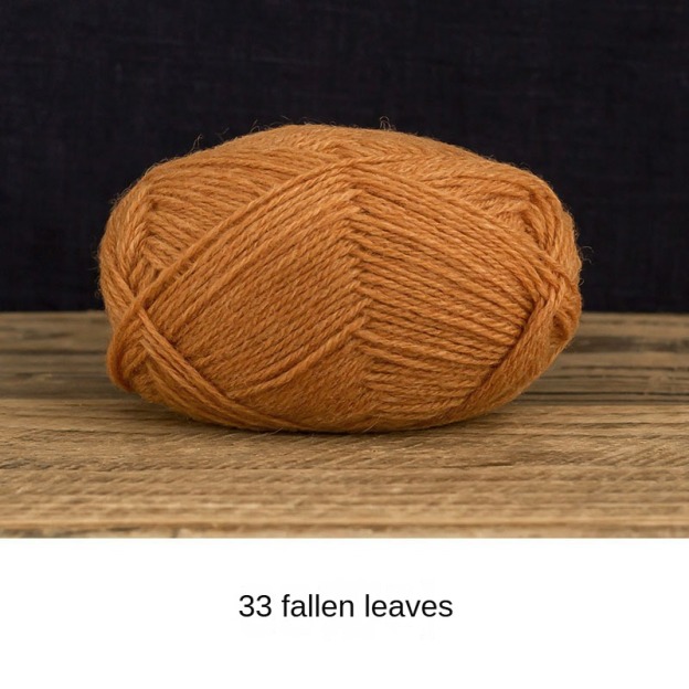 Delan wool yarn hand-woven gift crochet rod hat scarf sweater handmade gift diy clothes bag-HOOKSTH