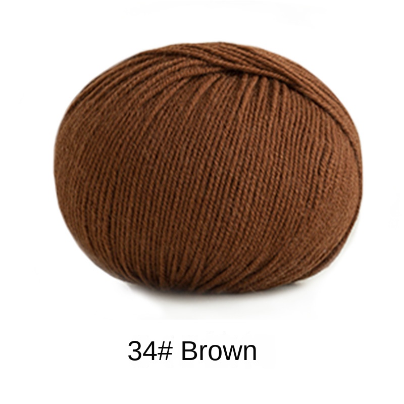 Su Su Sister home Morandi 4# Australian Merino wool thread hand-woven clothes hat scarf wool ball