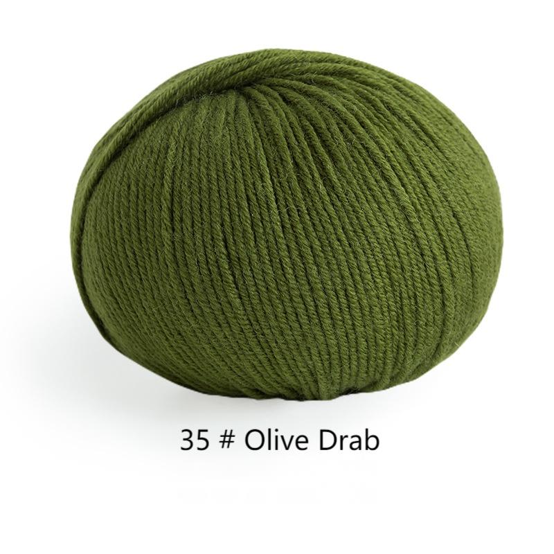 Su Su Sister home Morandi 6# Australian Merino wool thread hand-woven clothes hat scarf wool ball