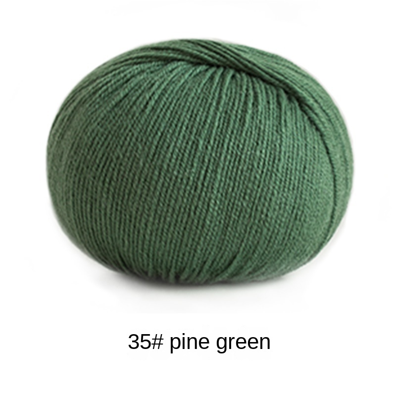 Morandi 4# Australian Merino wool yarn hand-woven gift crochet rod hat scarf sweater handmade gift diy clothes bag-HOOKSTH