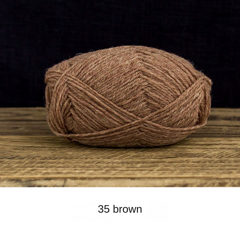 Su Su sister's home set Delan wool yarn diy coarse wool ball hand-crocheted material wrap knitting scarf thread