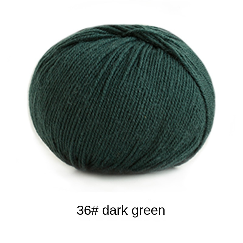 Morandi 4# Australian Merino wool yarn hand-woven gift crochet rod hat scarf sweater handmade gift diy clothes bag-HOOKSTH