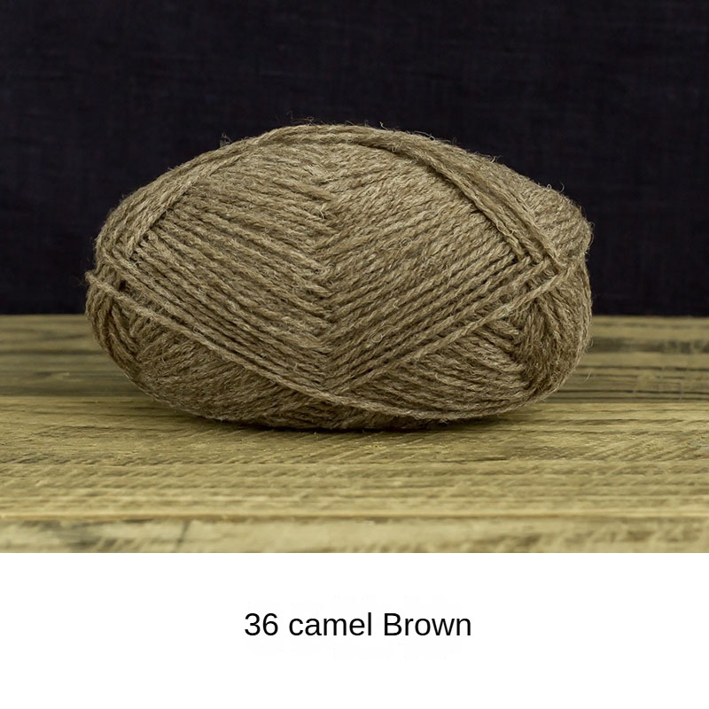 Delan wool yarn hand-woven gift crochet rod hat scarf sweater handmade gift diy clothes bag-HOOKSTH