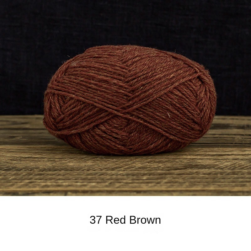 Delan wool yarn hand-woven gift crochet rod hat scarf sweater handmade gift diy clothes bag-HOOKSTH