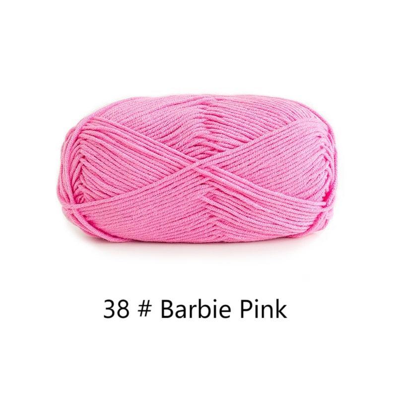 4-ply combed Cotton &  Acrylic hand knitting yarn 50g hand-woven gift crochet rod hat scarf sweater handmade gift-HOOKSTH