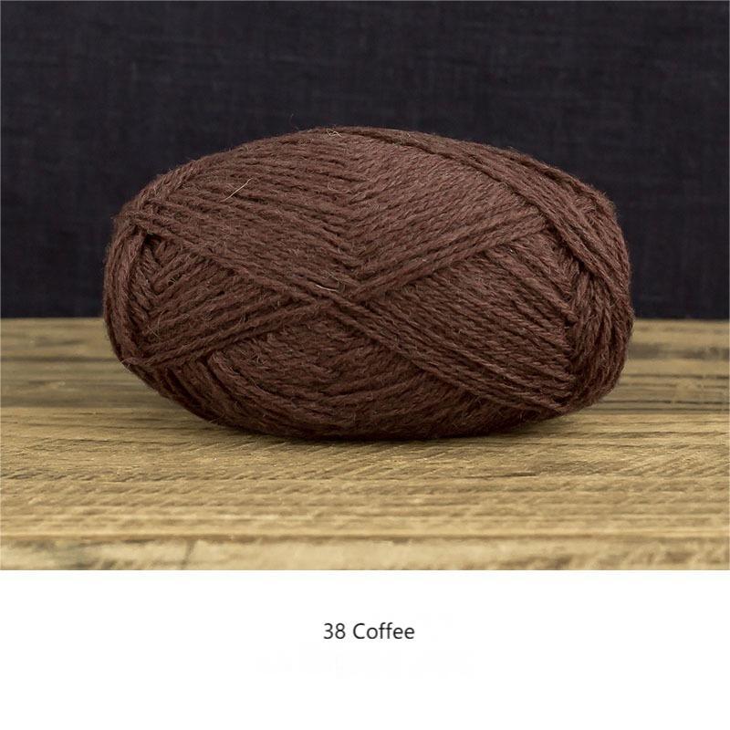 Delan wool yarn hand-woven gift crochet rod hat scarf sweater handmade gift diy clothes bag-HOOKSTH