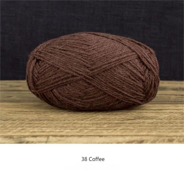 Delan wool yarn hand-woven gift crochet rod hat scarf sweater handmade gift diy clothes bag-HOOKSTH