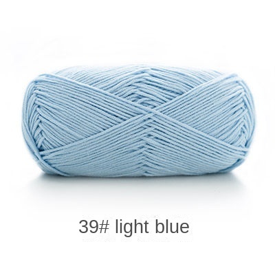 5-ply combed Cotton &  Acrylic hand knitting yarn 100g hand-woven gift crochet rod hat scarf sweater handmade gift diy clothes bag-HOOKSTH