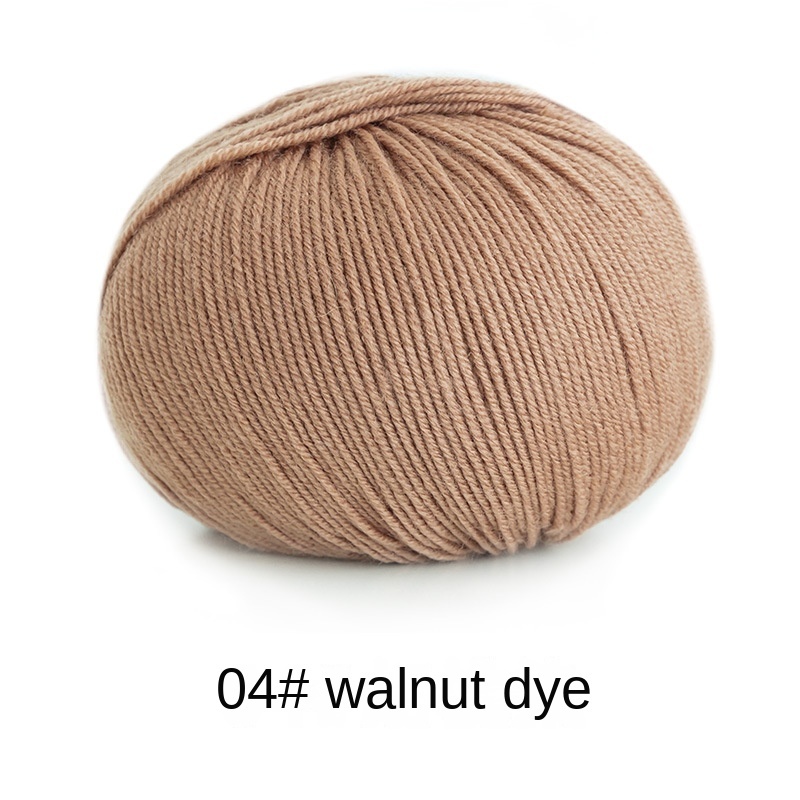 Morandi 4# Australian Merino wool yarn hand-woven gift crochet rod hat scarf sweater handmade gift diy clothes bag-HOOKSTH