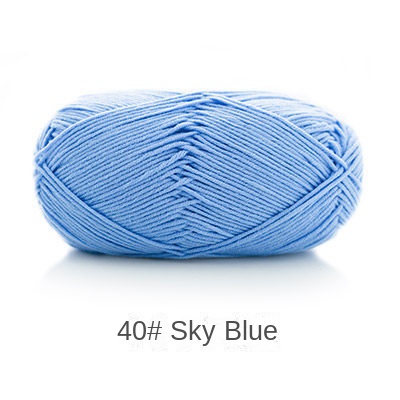 Su Su sister home wool 5 strands milk combed cotton diy clothes bag wholesale wool crochet bag